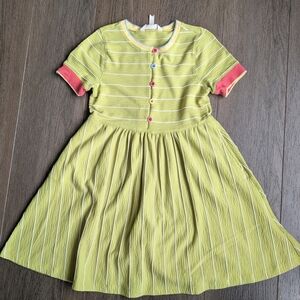 Matilda Jane Yellow Striped Dress Size 10